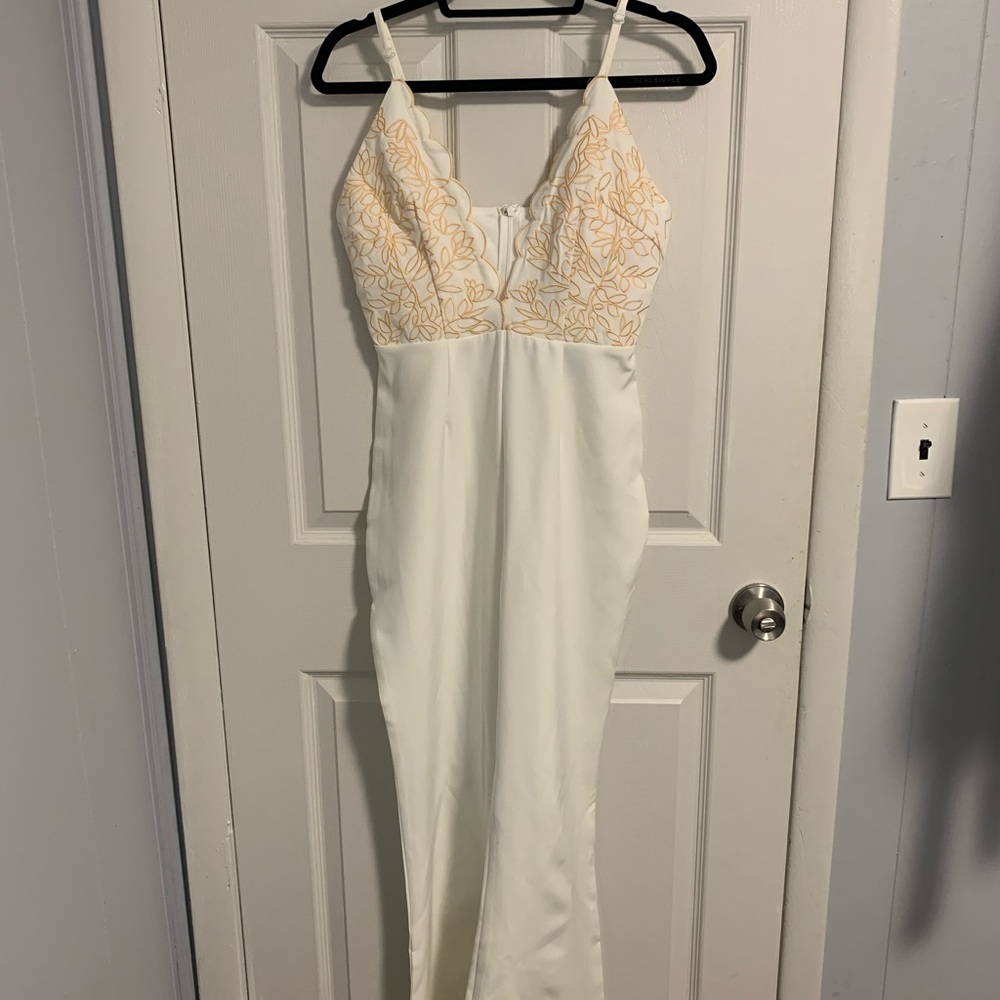 Nasty Gal Plunging Neckline Jumpsuit